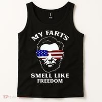 My Farts Smell Like Freedom Abraham Lincoln Tank Top thumb 2