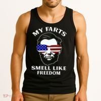 My Farts Smell Like Freedom Abraham Lincoln Tank Top thumb 3