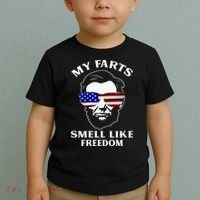 My Farts Smell Like Freedom Abraham Lincoln Toddler T-Shirt thumb 2