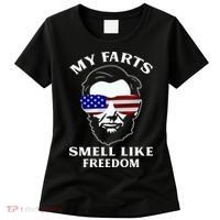 My Farts Smell Like Freedom Abraham Lincoln Women's T-Shirt thumb 0