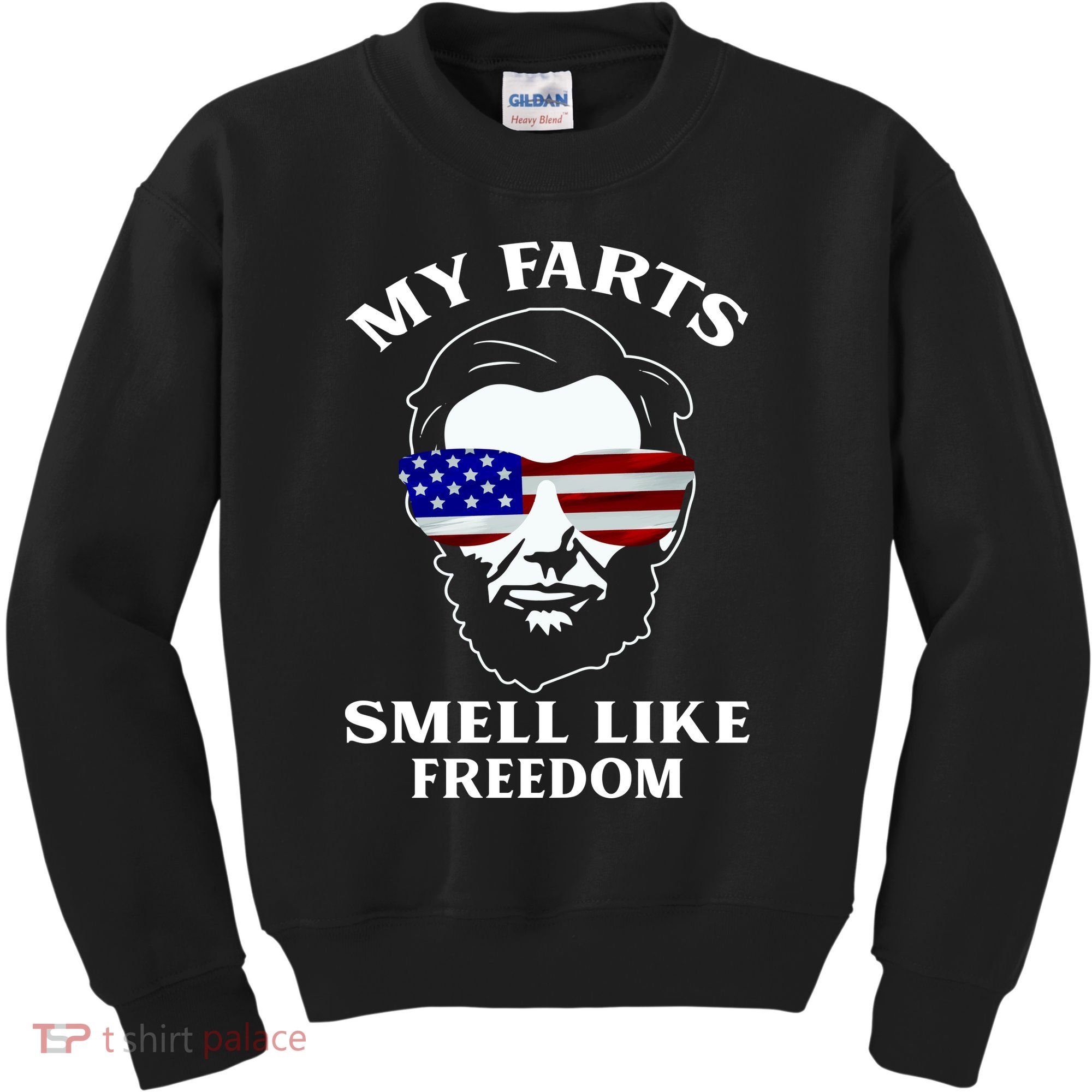 My Farts Smell Like Freedom Abraham Lincoln Kids Sweatshirt
