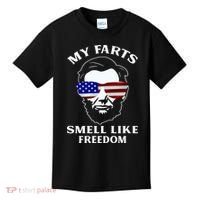 My Farts Smell Like Freedom Abraham Lincoln Kids T-Shirt thumb 0