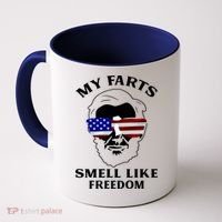 My Farts Smell Like Freedom Abraham Lincoln Coffee Mug thumb 0