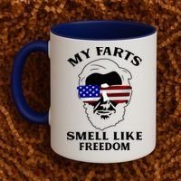 My Farts Smell Like Freedom Abraham Lincoln Coffee Mug thumb 2