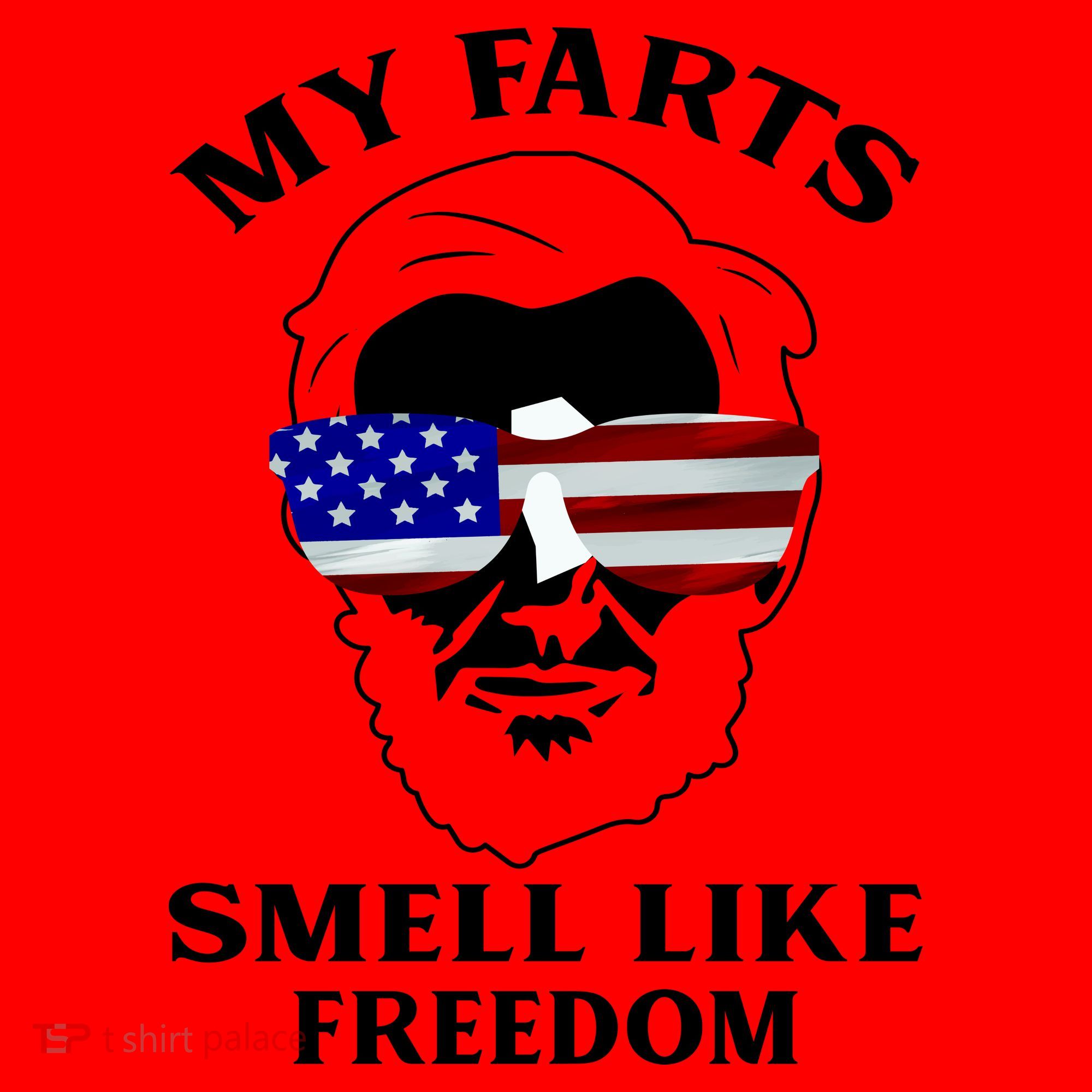 My Farts Smell Like Freedom Abraham Lincoln Santa Hat