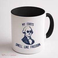 My Farts Smell Like Freedom USA Coffee Mug thumb 1