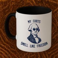 My Farts Smell Like Freedom USA Coffee Mug thumb 2