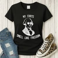 My Farts Smell Like Freedom USA Women's T-Shirt thumb 3