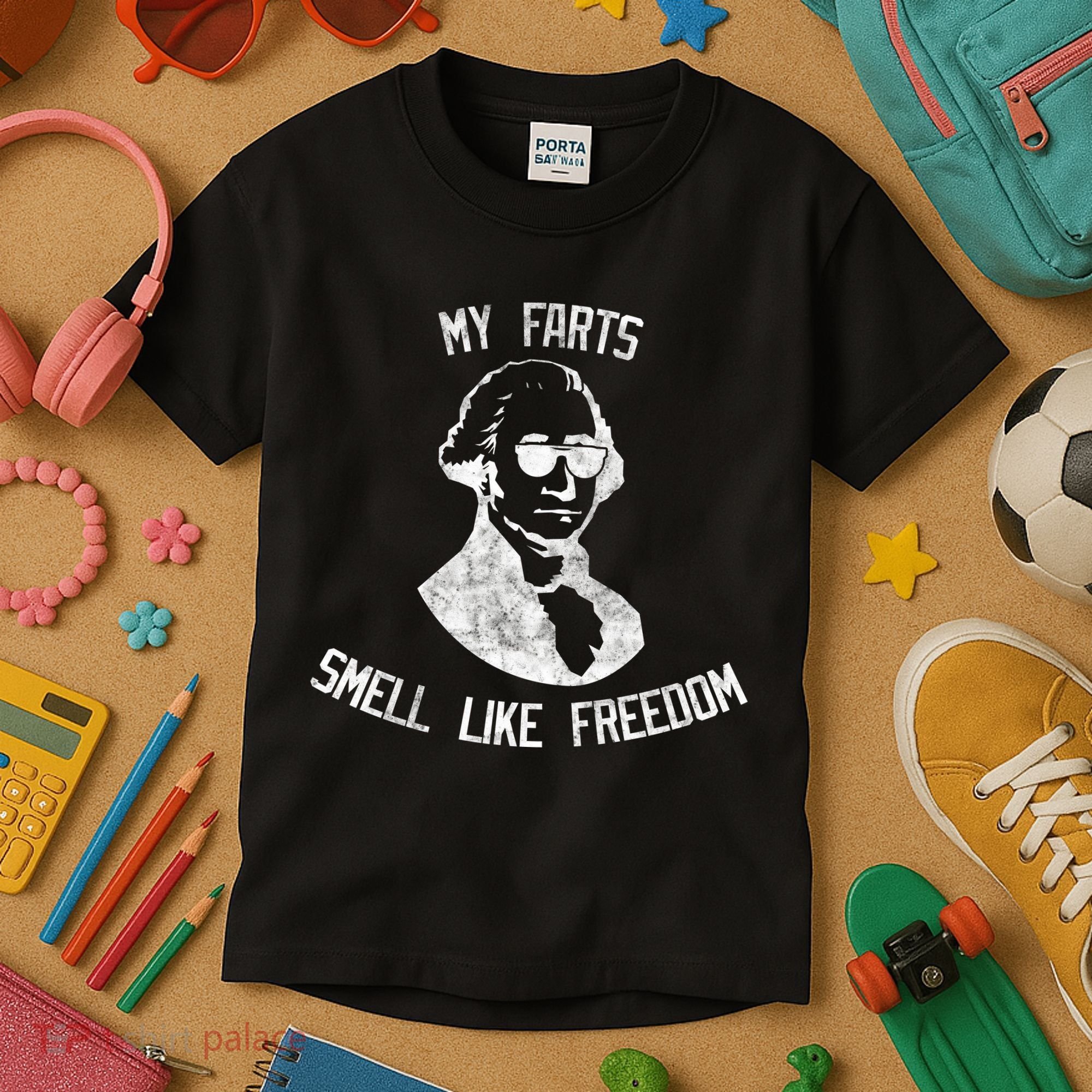 My Farts Smell Like Freedom USA Kids T-Shirt