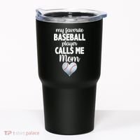 My Favorite Baseball Player Calls Me Mom Tumbler thumb 0