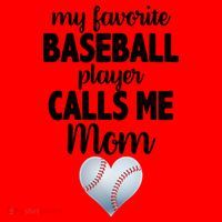 My Favorite Baseball Player Calls Me Mom Santa Hat thumb 1