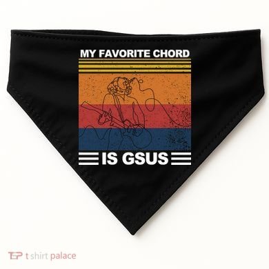 My Favorite Cord Is Gsus USA-Made Doggie Bandana