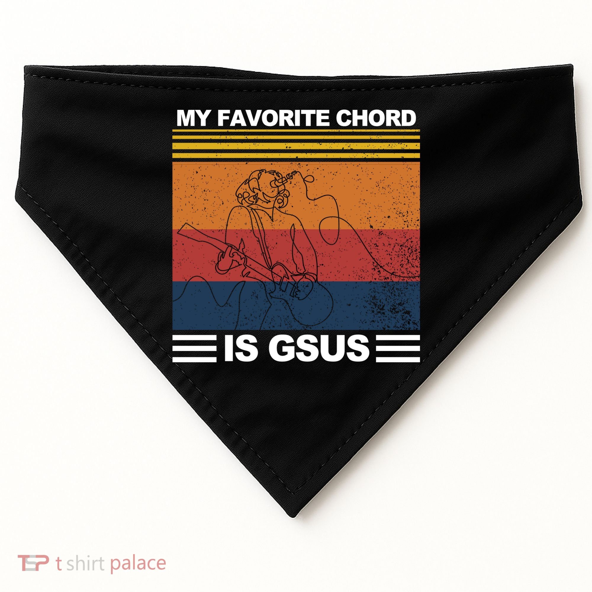 My Favorite Cord Is Gsus USA-Made Doggie Bandana