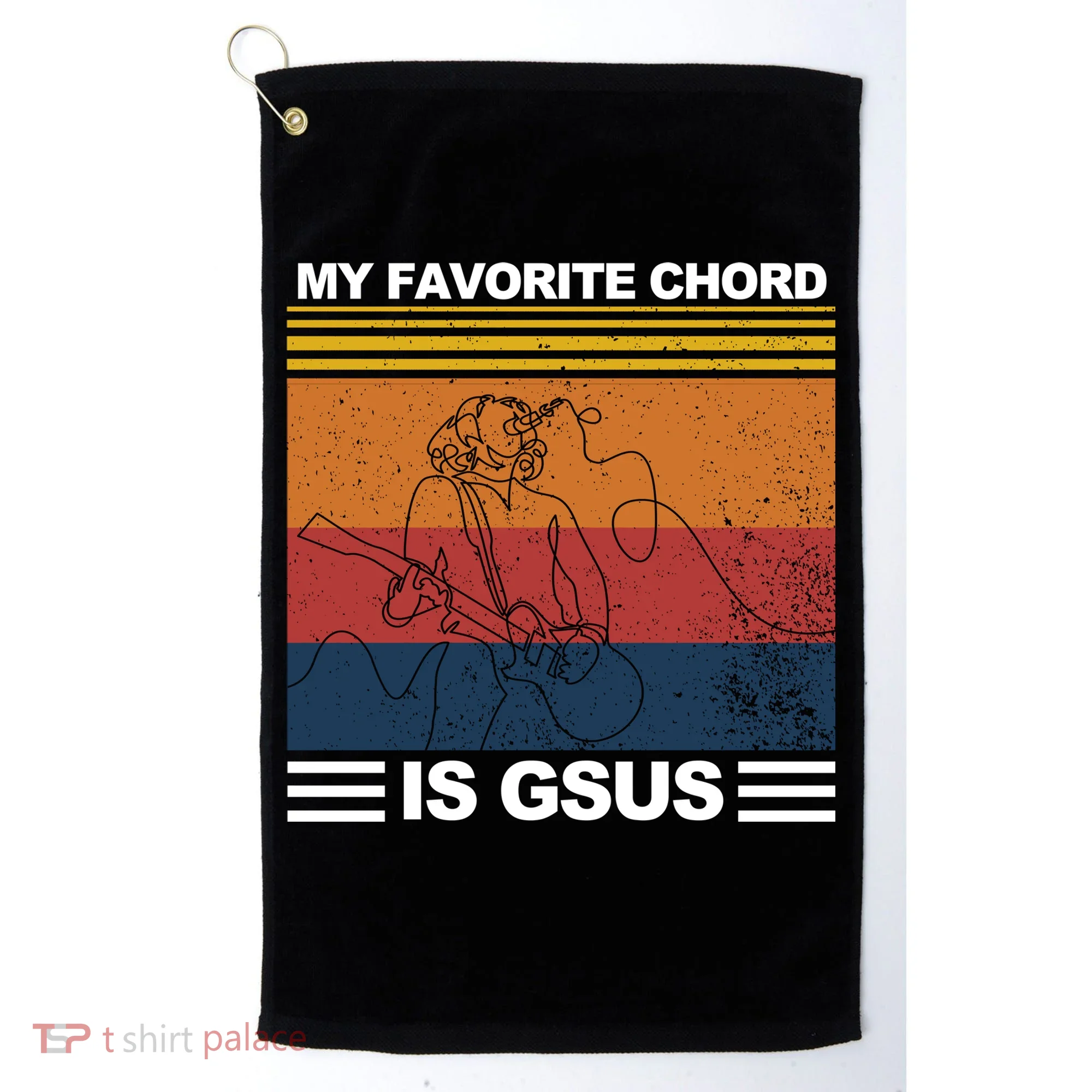 My Favorite Cord Is Gsus Golf Towel