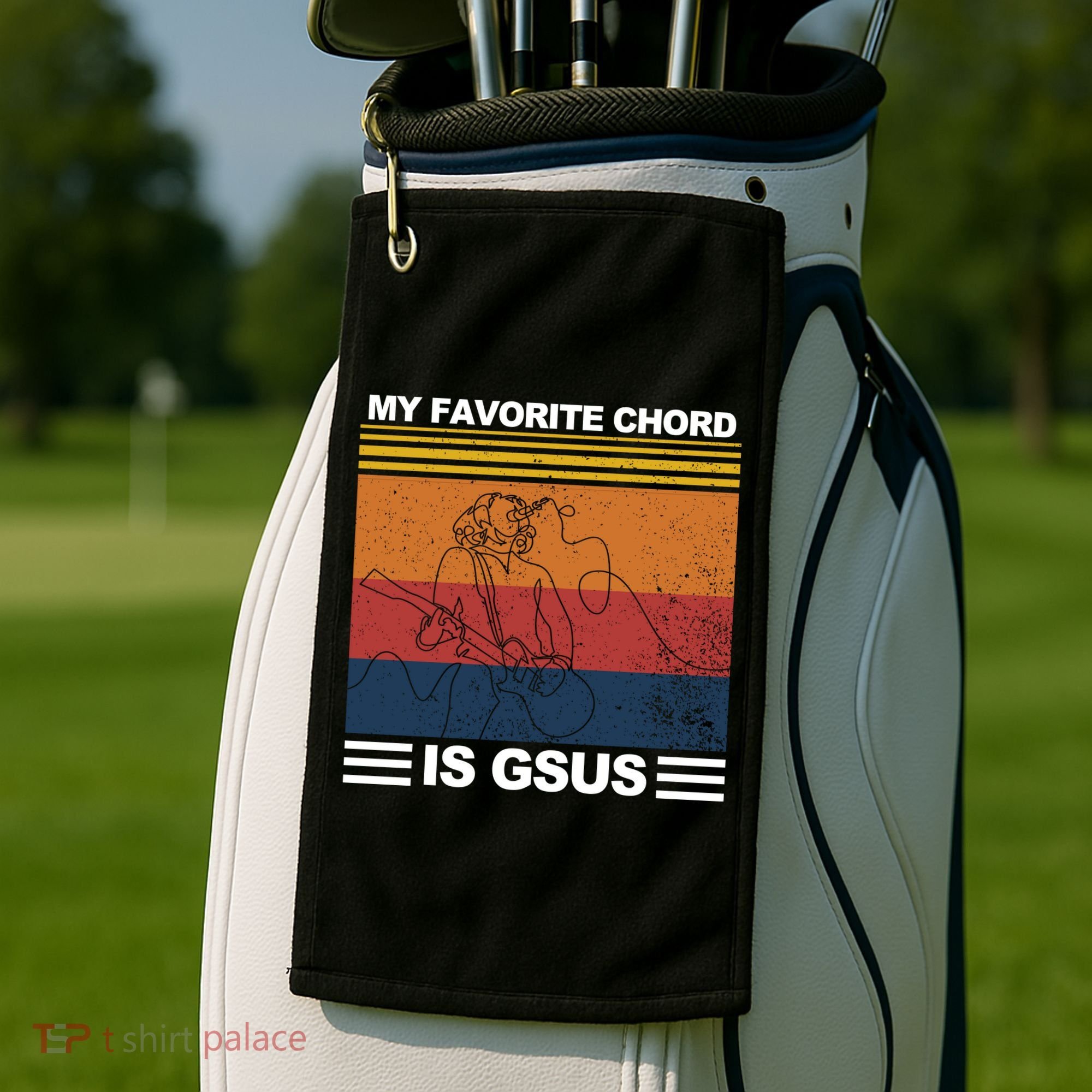 My Favorite Cord Is Gsus Golf Towel