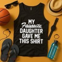 My Favorite Daughter Gave Me This Shirt Tank Top thumb 4