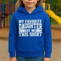 My Favorite Daughter Got Me This Kids Hoodie thumb 3