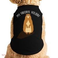 My Favorite Holiday Groundhog Day Doggie Tank thumb 0