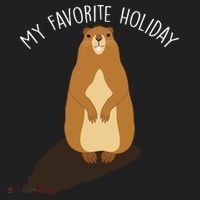 My Favorite Holiday Groundhog Day Beanie thumb 2