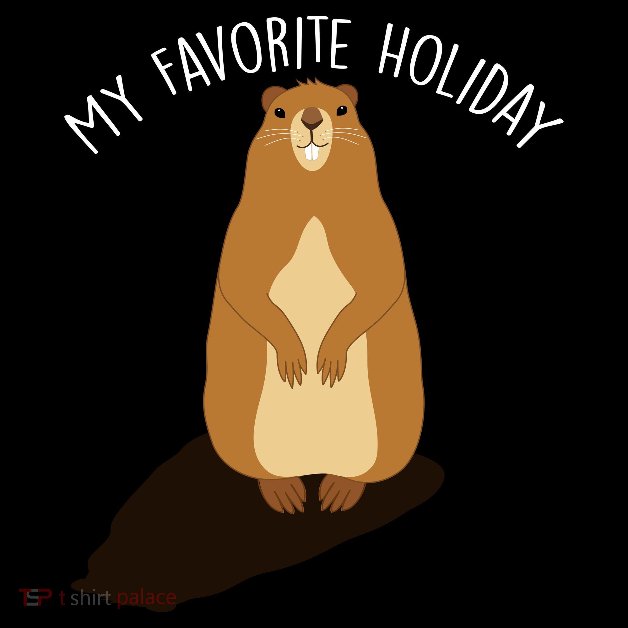 My Favorite Holiday Groundhog Day Women's Tank Top