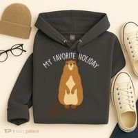 My Favorite Holiday Groundhog Day Hoodie thumb 4