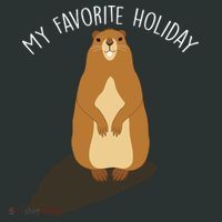 My Favorite Holiday Groundhog Day Baby Bodysuit thumb 2