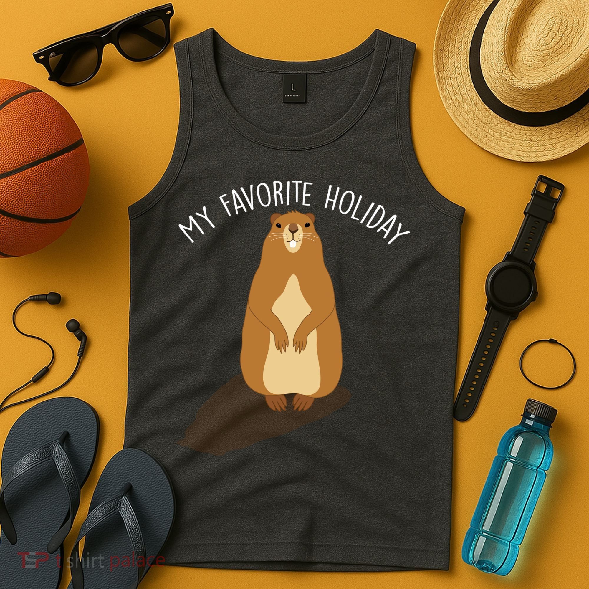 My Favorite Holiday Groundhog Day Tank Top