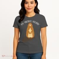 My Favorite Holiday Groundhog Day Women's T-Shirt thumb 4