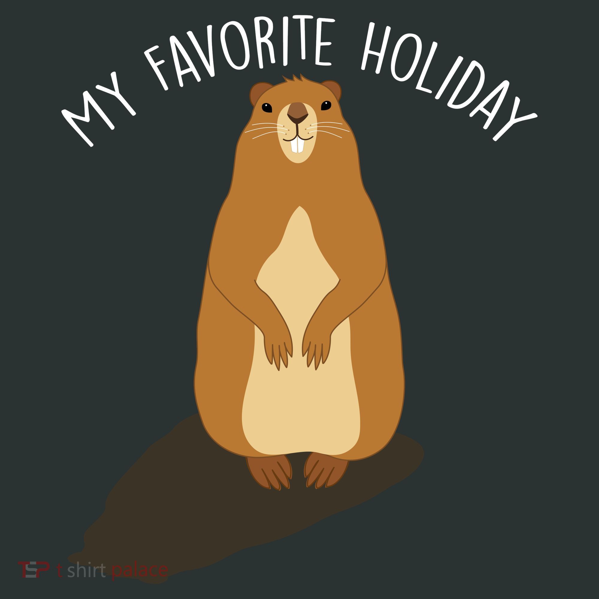 My Favorite Holiday Groundhog Day Kids T-Shirt
