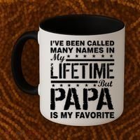 My Favorite Name Is Papa Coffee Mug thumb 2