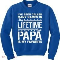 My Favorite Name Is Papa Kids Sweatshirt thumb 0