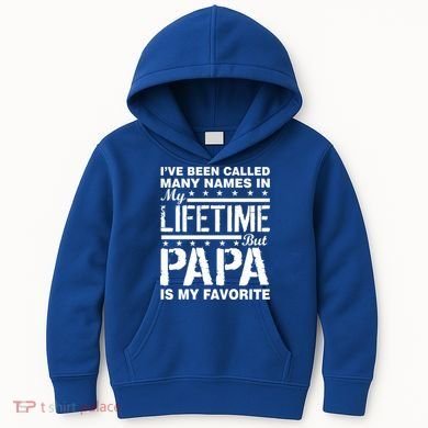 My Favorite Name Is Papa Kids Hoodie