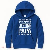 My Favorite Name Is Papa Kids Hoodie thumb 0