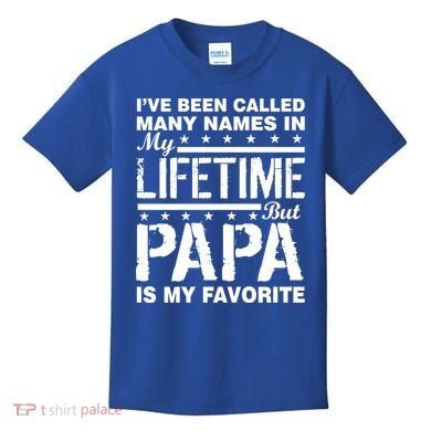 My Favorite Name Is Papa Kids T-Shirt