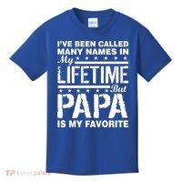My Favorite Name Is Papa Kids T-Shirt thumb 0