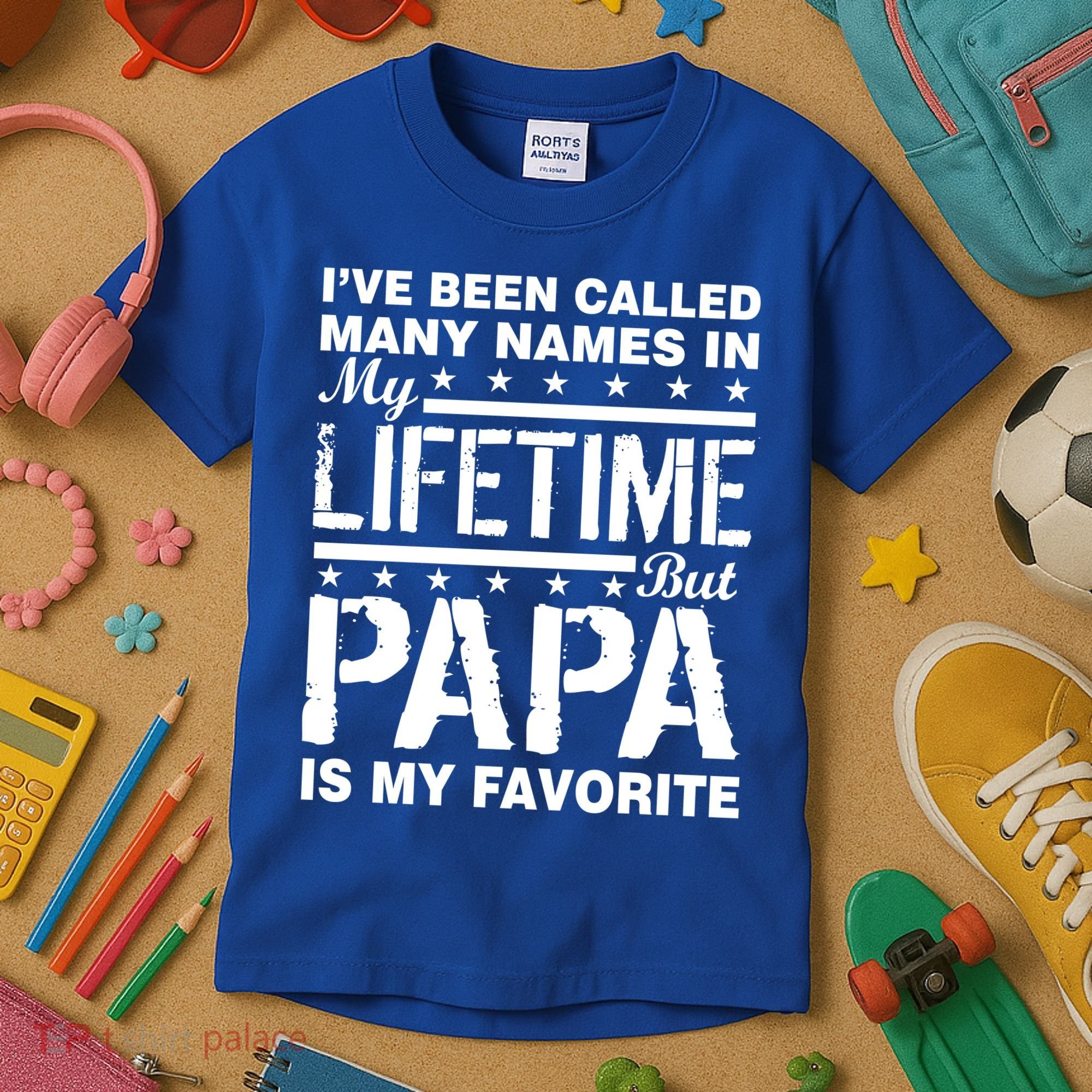 My Favorite Name Is Papa Kids T-Shirt