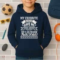 My Favorite Niece Gave Me This Kids Hoodie thumb 2