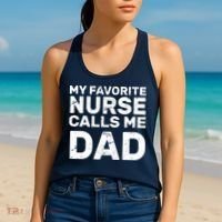 My Favorite Nurse Call Me Dad Women's Tank Top thumb 2