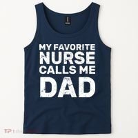 My Favorite Nurse Call Me Dad Tank Top thumb 2