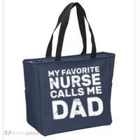 My Favorite Nurse Call Me Dad Tote Bag thumb 2