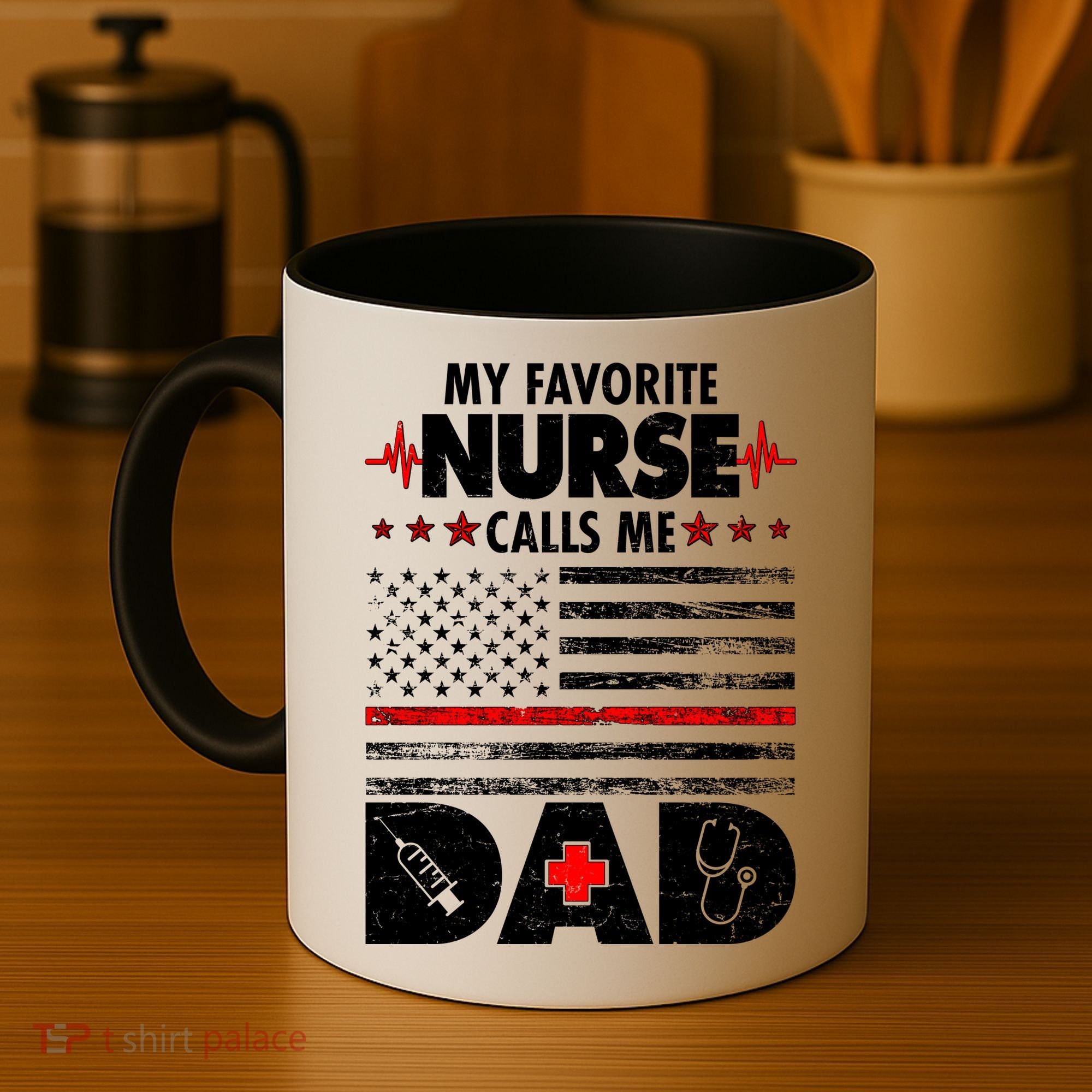 My Favorite Nurse Calls Me Dad Support Frontline Coffee Mug