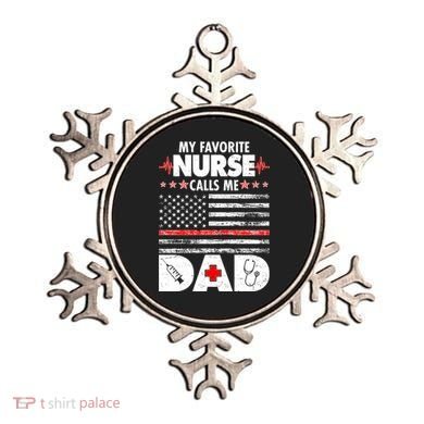 My Favorite Nurse Calls Me Dad Support Frontline Ornament