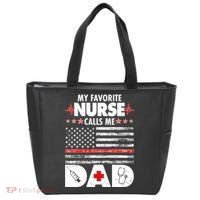 My Favorite Nurse Calls Me Dad Support Frontline Tote Bag thumb 0