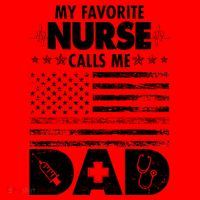 My Favorite Nurse Calls Me Dad Support Frontline Santa Hat thumb 1