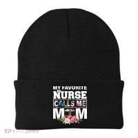 My Favorite Nurse Calls Me Mom Beanie thumb 0