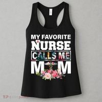 My Favorite Nurse Calls Me Mom Women's Tank Top thumb 3