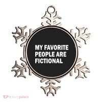 My Favorite People Are Fictional Ornament thumb 0