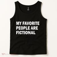 My Favorite People Are Fictional Tank Top thumb 2