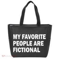My Favorite People Are Fictional Tote Bag thumb 0