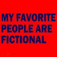My Favorite People Are Fictional Santa Hat thumb 1